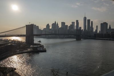 View of city at waterfront