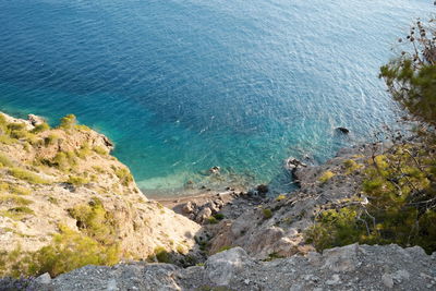 Rocks by sea