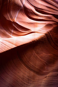 Low angle view of rock formation