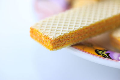 Close-up of cake on plate