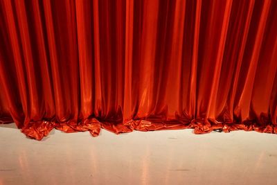 High angle view of stage curtain in art gallery of ontario