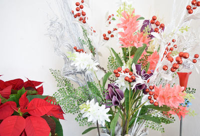 Close-up of flowers in vase