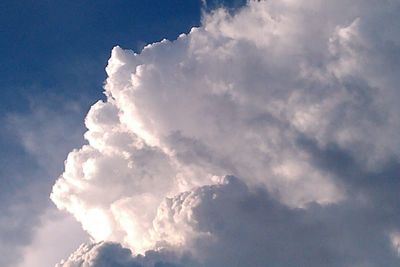 Low angle view of clouds in sky