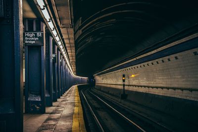 View of subway station