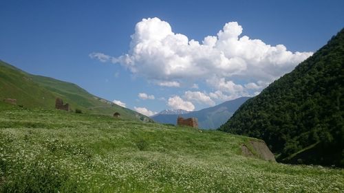 Panoramic view of landscape against sky