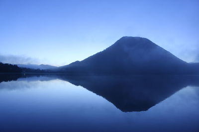 Scenic view of calm lake