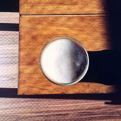 Close-up of food on wooden table