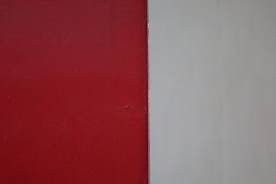 Close-up of red door