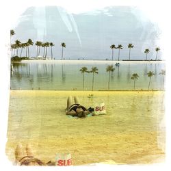 View of boats in sea