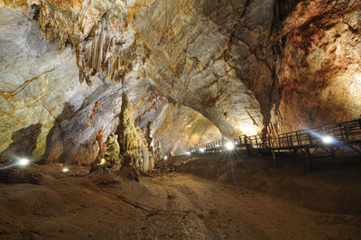 Scenic view of cave