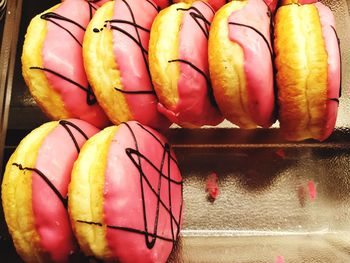 High angle view of fruits on table