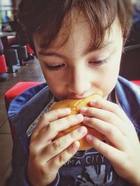 Close-up of boy