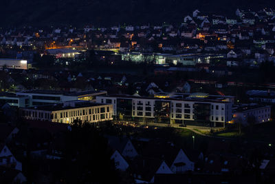 City hall and cityscape of remshalden germany