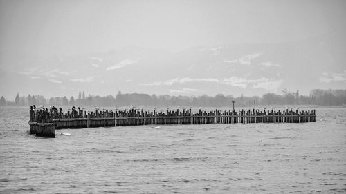 Scenic view of river against sky