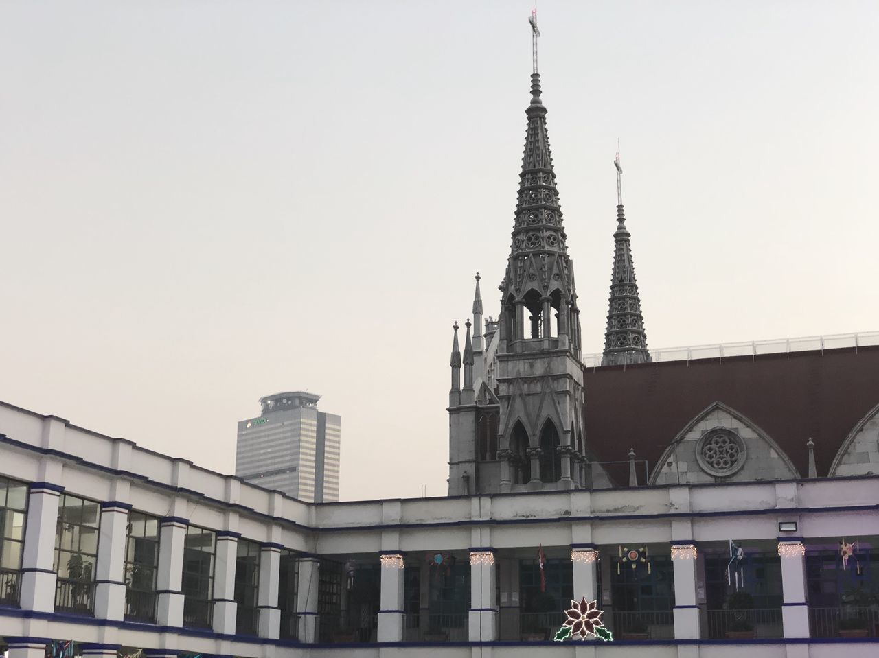 LOW ANGLE VIEW OF A CATHEDRAL