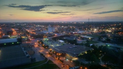 Aerial view of cityscape