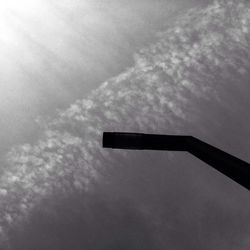Low angle view of cloudy sky