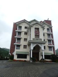 Low angle view of building against sky