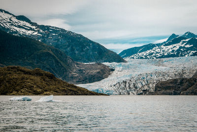 Mendenhall glacier, alsaka. gletscher. glacier, juneau, snow