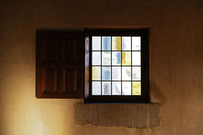 Window on wall of building