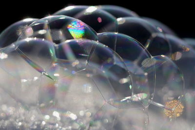 Close-up of bubbles