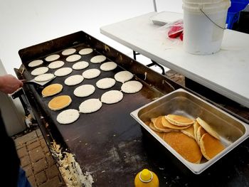 Close-up high angle view of food