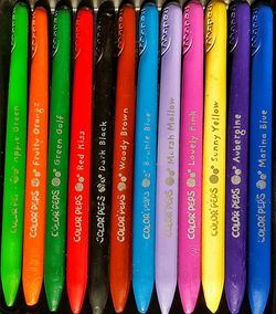 Full frame shot of colorful pencils