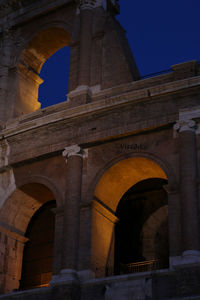 Low angle view of historical building