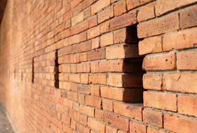 Full frame shot of brick wall