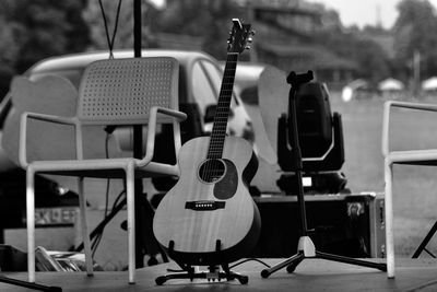 Close-up of guitar