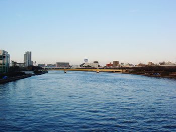 View of city at waterfront