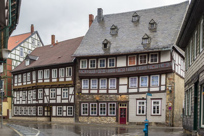 Buildings in city against sky