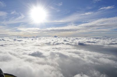 Low angle view of clouds in sky