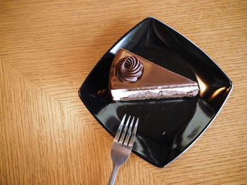 Close-up of cake on table