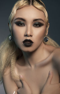 Portrait of a beautiful young woman