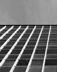 Low angle view of modern building against sky