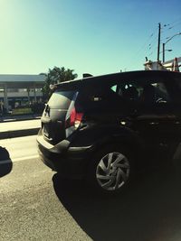 View of road against sky