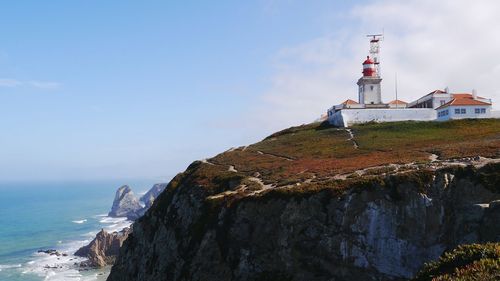 Lighthouse on coast