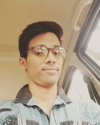 looking at camera
