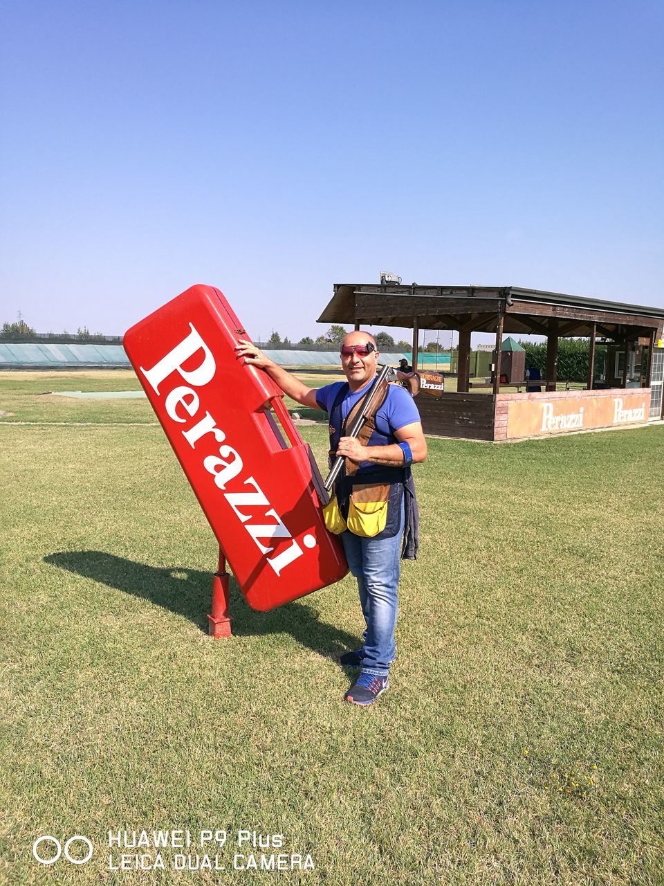 INFORMATION SIGN ON FIELD