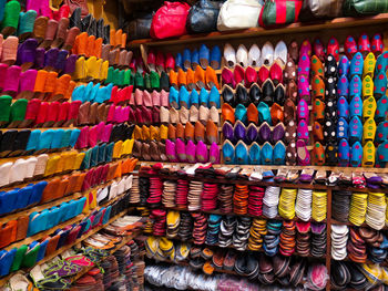 Full frame shot of multi colored candies for sale at market stall