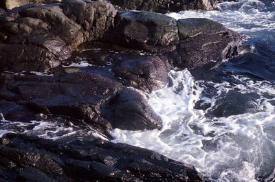 Rocks in water