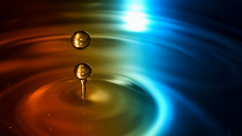 Close-up of water drop