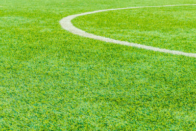 Full frame shot of soccer field