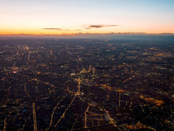 Aerial view of cityscape