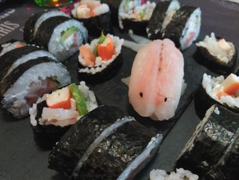 Close-up of sushi