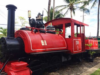 Train on road