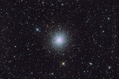 Low angle view of star field