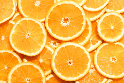 Fresh orange slices backgroud. orange texture.