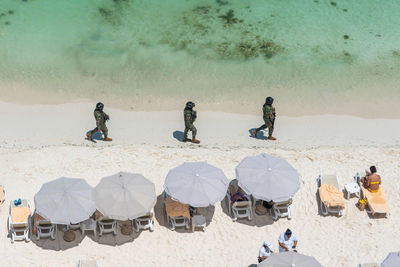 People on beach